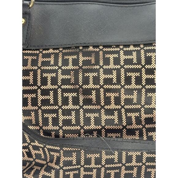 Tommy Hilfiger Black and Beige Handbag Purse – OS - Picture 5 of 9